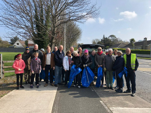 Residents on Clean up Day April 19